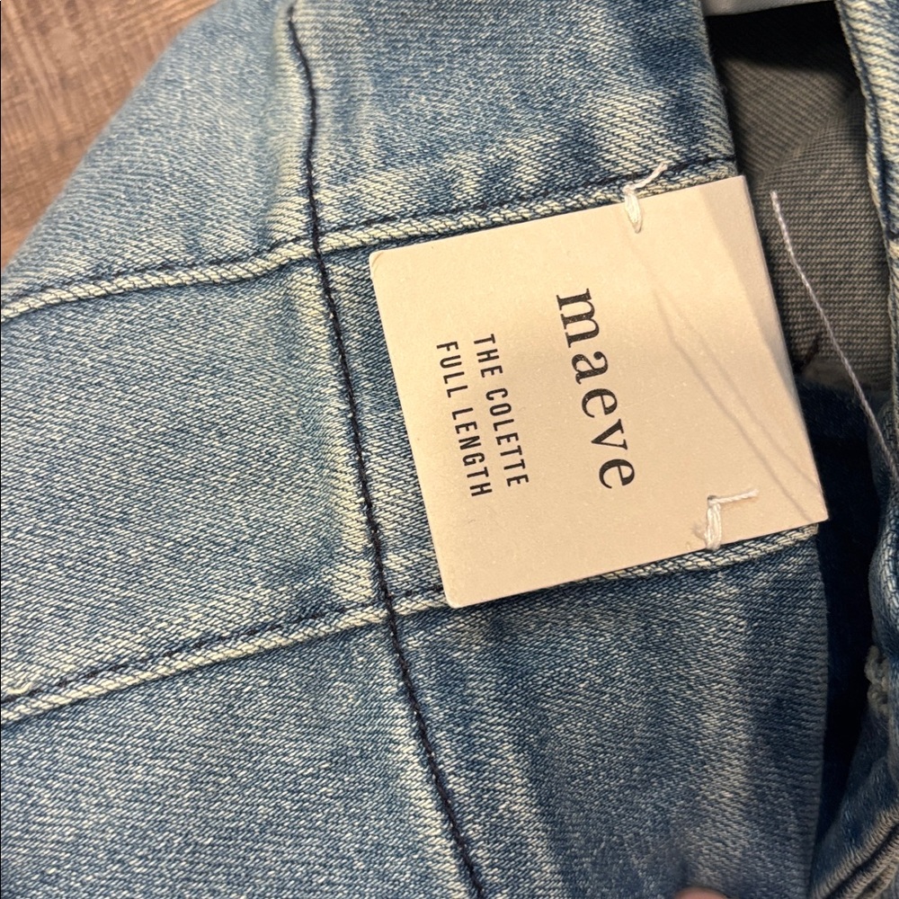 The Colette Full Length Wide Leg Jeans by Maeve 28P - Picture 3 of 8